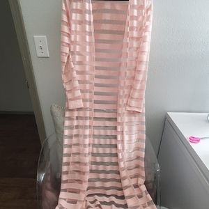 Light pink 2 piece swimsuit & cover